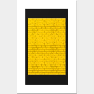 yellow brick Posters and Art